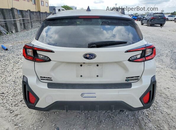 JF2GUADC5R8352553 2024 SUBARU CROSSTREK White Widok z tyłu