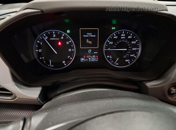 JF2GUADC5R8893103 2024 SUBARU CROSSTREK Серый Вид щитка приборов