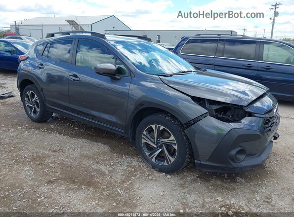 JF2GUADC7R8210771 2024 SUBARU CROSSTREK Gray Przód prawy
