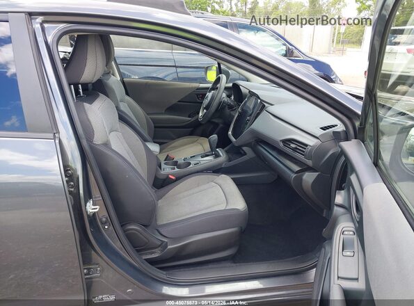 JF2GUADC7R8210771 2024 SUBARU CROSSTREK Gray Widok wnętrza z przodu