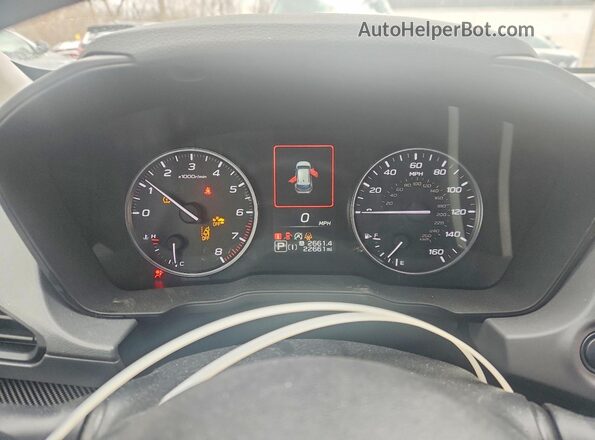JF2GUADC7RH351890 2024 SUBARU CROSSTREK Blue Widok zestawu wskaźników