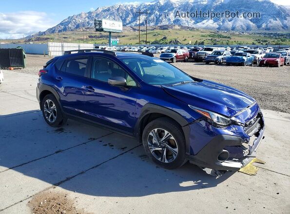 JF2GUADC8R8337433 2024 SUBARU CROSSTREK Blue Delantero derecho