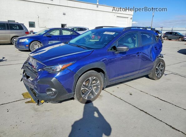 JF2GUADC8R8337433 2024 SUBARU CROSSTREK Blue Vista tres cuartos delantera izquierda