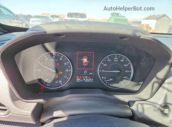 JF2GUADC9R8334587 2024 SUBARU CROSSTREK Gray Вид щитка приладів