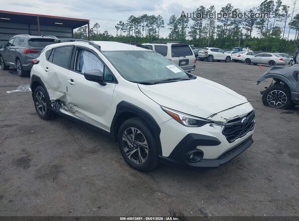 JF2GUADC9R8865188 2024 SUBARU CROSSTREK Белый Передняя правая четверть