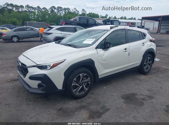 JF2GUADC9R8865188 2024 SUBARU CROSSTREK Белый Передняя левая четверть