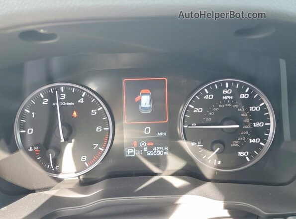 JF2GUADCXR8214376 2024 SUBARU CROSSTREK Silver Widok zestawu wskaźników