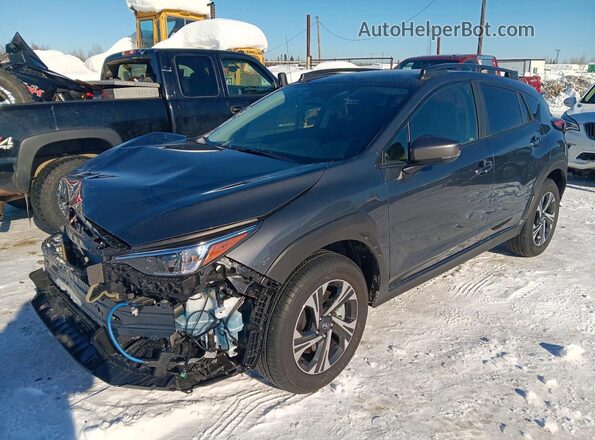 JF2GUHDC0S8342902 2025 SUBARU CROSSTREK Серый Передняя левая четверть