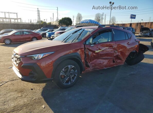 JF2GUHDC0SH330054 2025 SUBARU CROSSTREK Красный Передняя левая четверть
