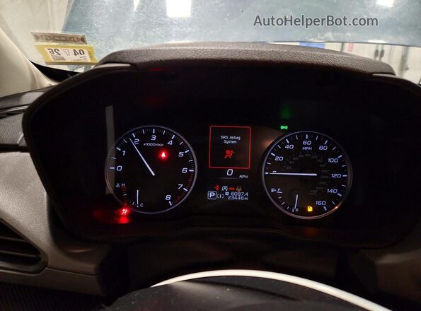 JF2GUHDC3S8236718 2025 SUBARU CROSSTREK Gray Widok zestawu wskaźników