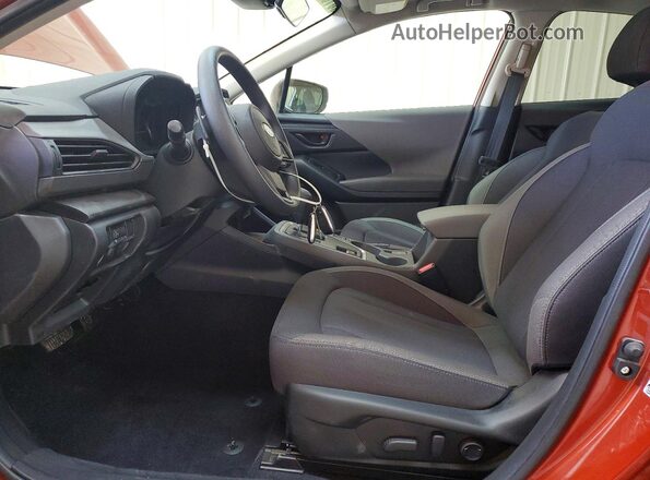 JF2GUHDC3SH256290 2025 SUBARU CROSSTREK Оранжевый Вид салона спереди