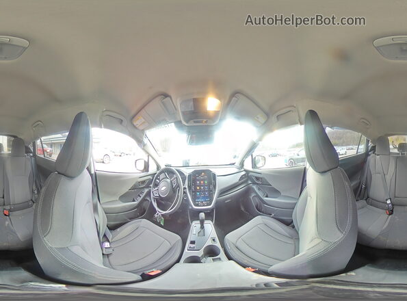 JF2GUHDC3SH264406 2025 SUBARU CROSSTREK White Vista interior de 360 grados