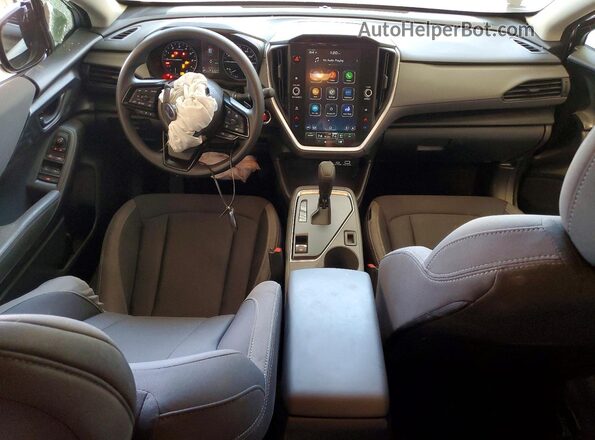 JF2GUHDC5S8343012 2025 SUBARU CROSSTREK Gray Widok deski rozdzielczej