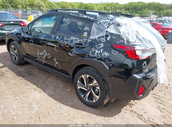 JF2GUHDC7S8220537 2025 SUBARU CROSSTREK Черный Задняя левая четверть