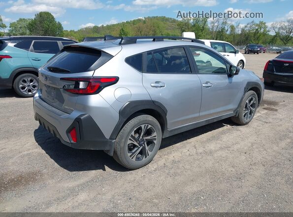 JF2GUHDC7S8247687 2025 SUBARU CROSSTREK Серебряный Задняя правая четверть