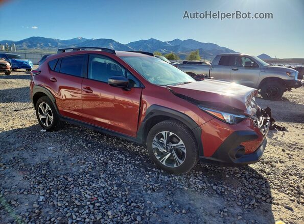 JF2GUHDC7SH318421 2025 SUBARU CROSSTREK Оранжевый Передняя правая четверть