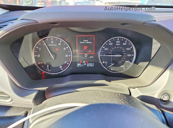 JF2GUHDC7SH318421 2025 SUBARU CROSSTREK Оранжевый Вид щитка приборов