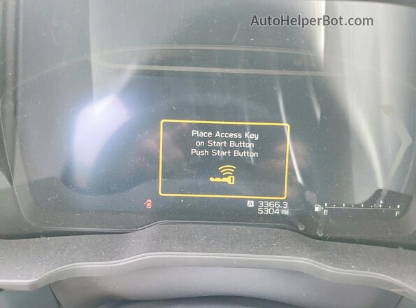 JF2GUSGD8T8208870 2026 SUBARU CROSSTREK Black Вид щитка приладів