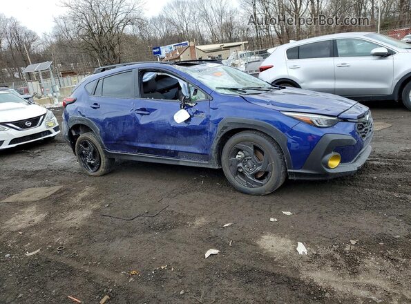 JF2GUSGD8T8209856 2026 SUBARU CROSSTREK Синий Передняя правая четверть