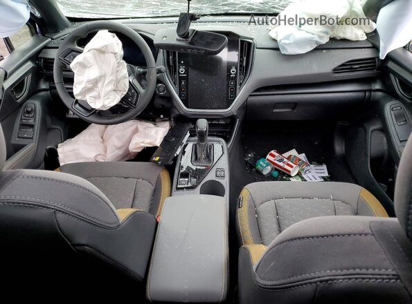 JF2GUSGD8T8209856 2026 SUBARU CROSSTREK Синий Вид панели приборов