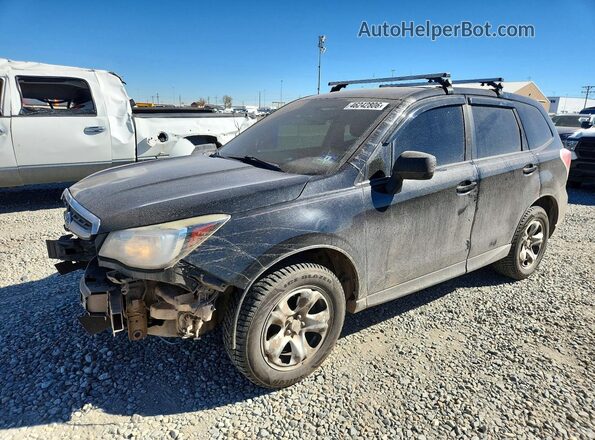 JF2SJAAC1HG573224 2017 SUBARU FORESTER Черный Передняя левая четверть