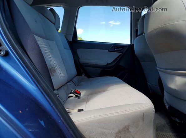 JF2SJAAC5GG484092 2016 SUBARU FORESTER 2.5 Blue Widok wnętrza z tyłu