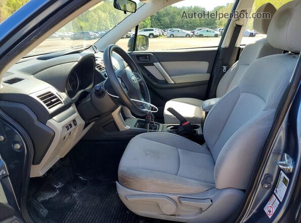 JF2SJAAC5GG484092 2016 SUBARU FORESTER 2.5 Blue Widok wnętrza z przodu