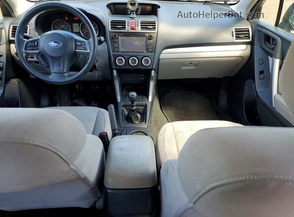 JF2SJAAC5GG484092 2016 SUBARU FORESTER 2.5 Blue Widok deski rozdzielczej