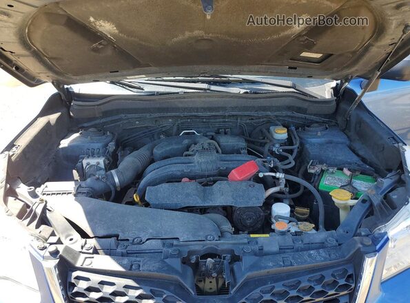 JF2SJAAC5GG484092 2016 SUBARU FORESTER 2.5 Blue Widok komory silnika