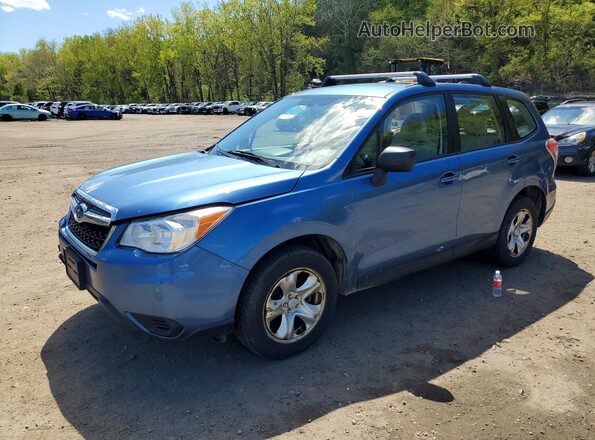 JF2SJAAC5GG484092 2016 SUBARU FORESTER 2.5 Blue Przód lewy