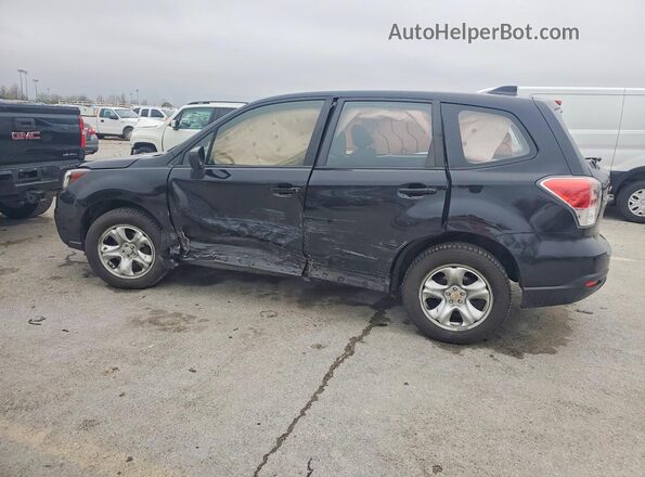 JF2SJAAC5HG595680 2017 SUBARU FORESTER Черный Задняя левая четверть
