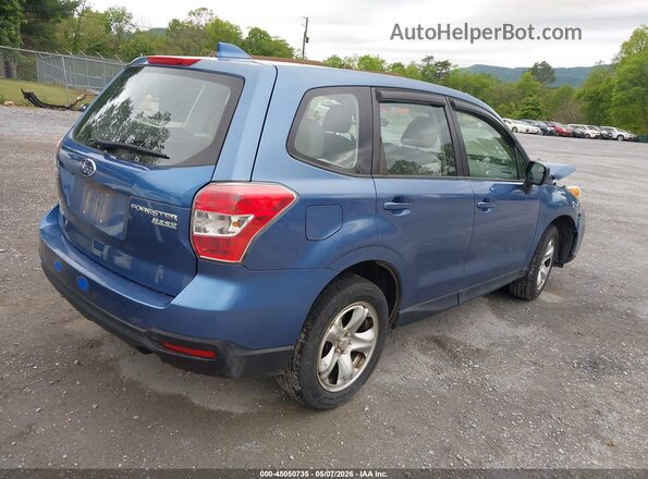JF2SJAAC6GH565192 2016 SUBARU FORESTER 2.5 Blue Tył prawy