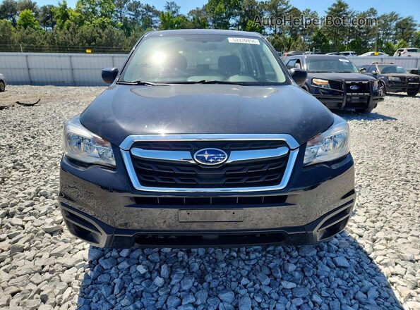 JF2SJAAC7HH505598 2017 SUBARU FORESTER Черный Вид спереди