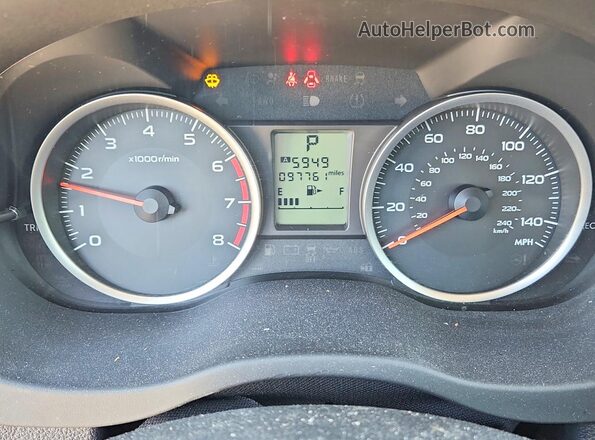 JF2SJAAC7HH505598 2017 SUBARU FORESTER Черный Вид щитка приборов
