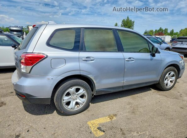 JF2SJAAC7JH453430 2018 SUBARU FORESTER Серебряный Задняя правая четверть