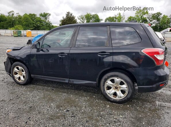JF2SJAAC9GG401585 2016 SUBARU FORESTER Black Հետևի ձախ