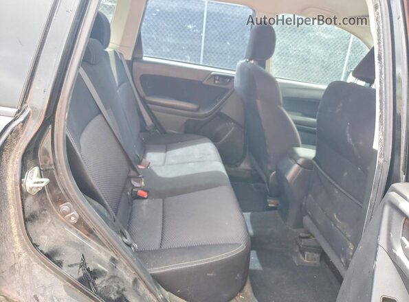 JF2SJAAC9GG401585 2016 SUBARU FORESTER Black Հետևի նստատեղերի տեսք