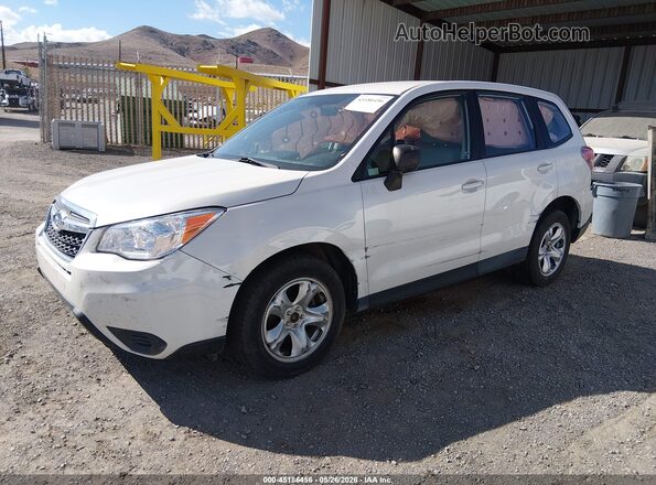 JF2SJAAC9GH480430 2016 SUBARU FORESTER White Przód lewy