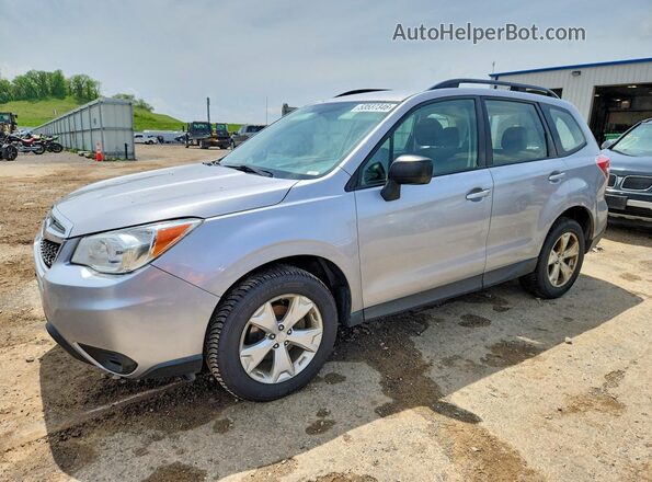 JF2SJABC0GH469721 2016 SUBARU FORESTER Серебряный Передняя левая четверть