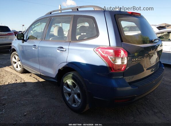 JF2SJABC0GH482601 2016 SUBARU FORESTER Синий Задняя левая четверть