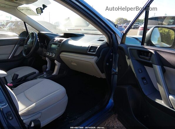 JF2SJABC0GH482601 2016 SUBARU FORESTER Синий Вид салона спереди