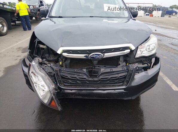 JF2SJABC0HH489341 2017 SUBARU FORESTER 2.5 Серый Вид спереди
