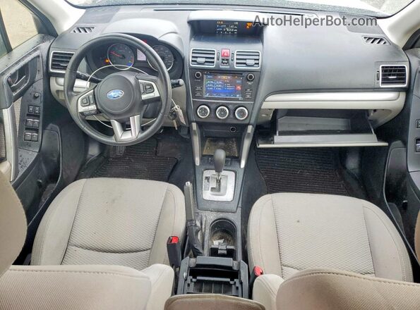 JF2SJABC0JH518309 2018 SUBARU FORESTER Белый Вид панели приборов