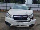 2018 Subaru Forester 2.5i Белый vin: JF2SJABC0JH518309