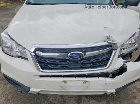 JF2SJABC0JH518309 2018 SUBARU FORESTER Белый Вид подкапотного пространства