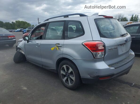 JF2SJABC0JH530184 2018 SUBARU FORESTER 2.5 Silver Tył lewy