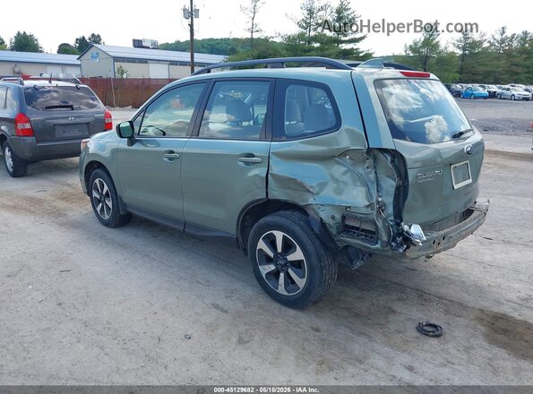 JF2SJABC1JH549844 2018 SUBARU FORESTER Зеленый Задняя левая четверть