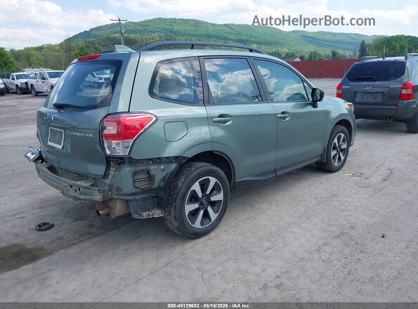JF2SJABC1JH549844 2018 SUBARU FORESTER Зеленый Задняя правая четверть