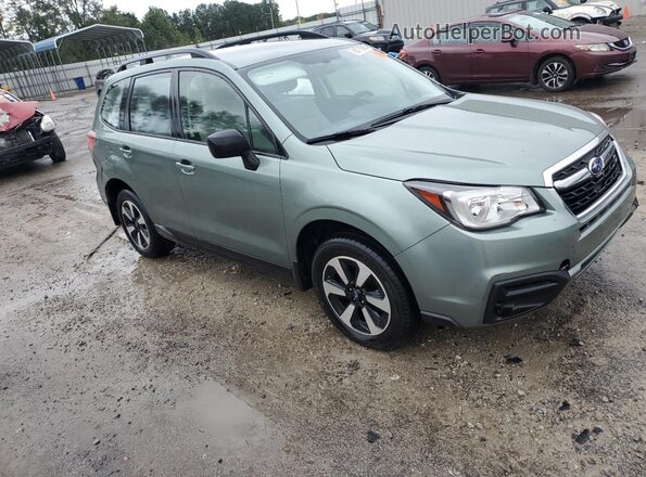 JF2SJABC2HH406721 2017 SUBARU FORESTER 2.5 Green Front right