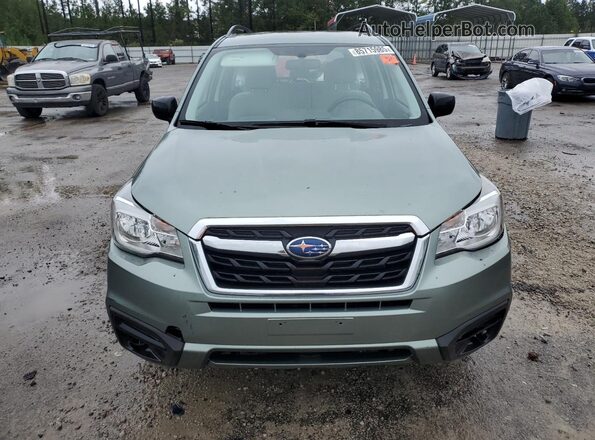 JF2SJABC2HH406721 2017 SUBARU FORESTER 2.5 Green Front view